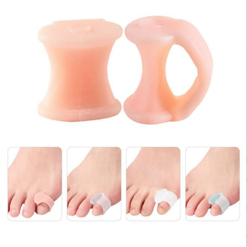 2 Stuks Teenseparators Teen Siliconen Bunion Guard Voetverzorging Orthopedische Vinger Teen Separator Correctie Pad Foot Care Tool