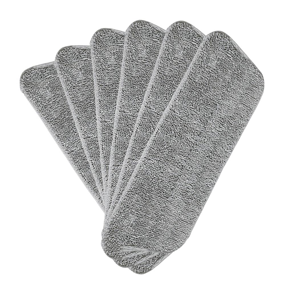 3PCS Fiber Flat Mop Head Floor Cleaning Cloth Replace Cloth Household Cleaning Mop Accessories Replacement Microfiber Mop Head: 08