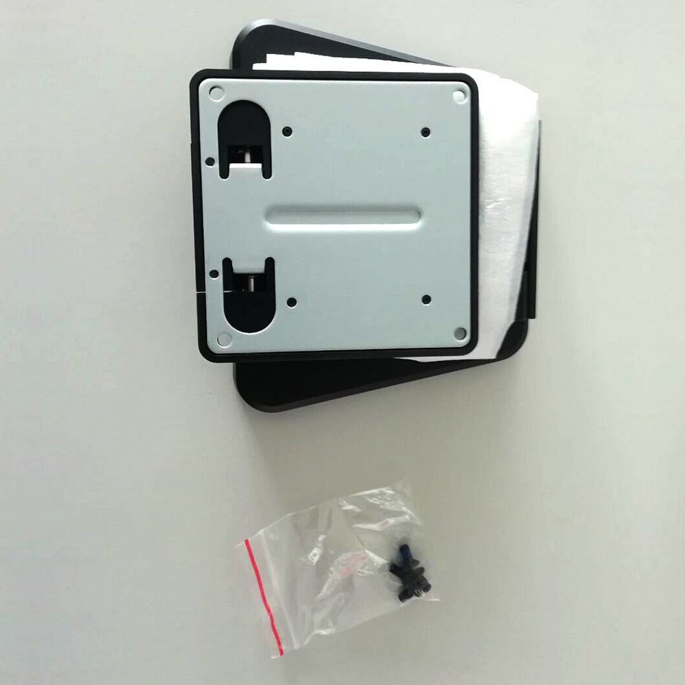 Mini soporte VESA plegable para Monitor de escritorio, Base de Metal de 75x75mm, LCD, plano, Vertical, colgador de pared portátil