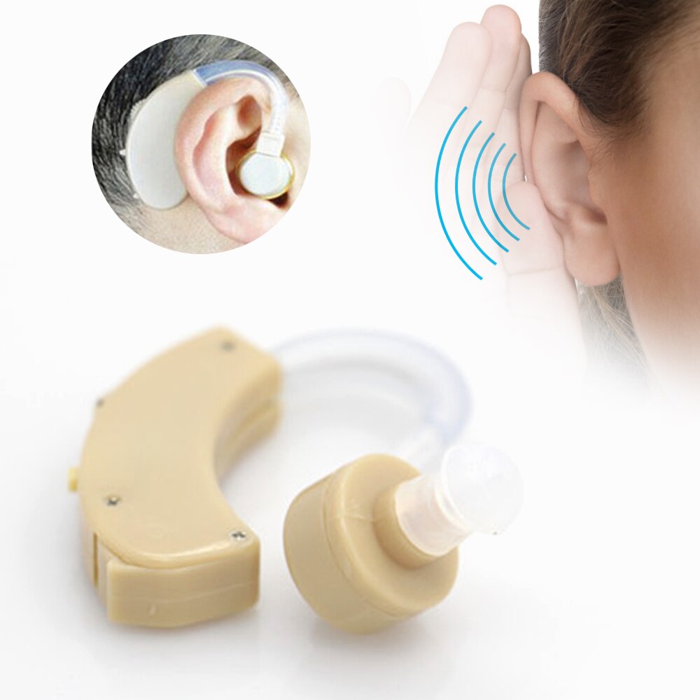 Wirelee BTE Hörgerät Kleine Hörgeräte für die Ältere Taubheit Sound-verstärker Einstellbar Stimme Hinter Ohr Hörgerät