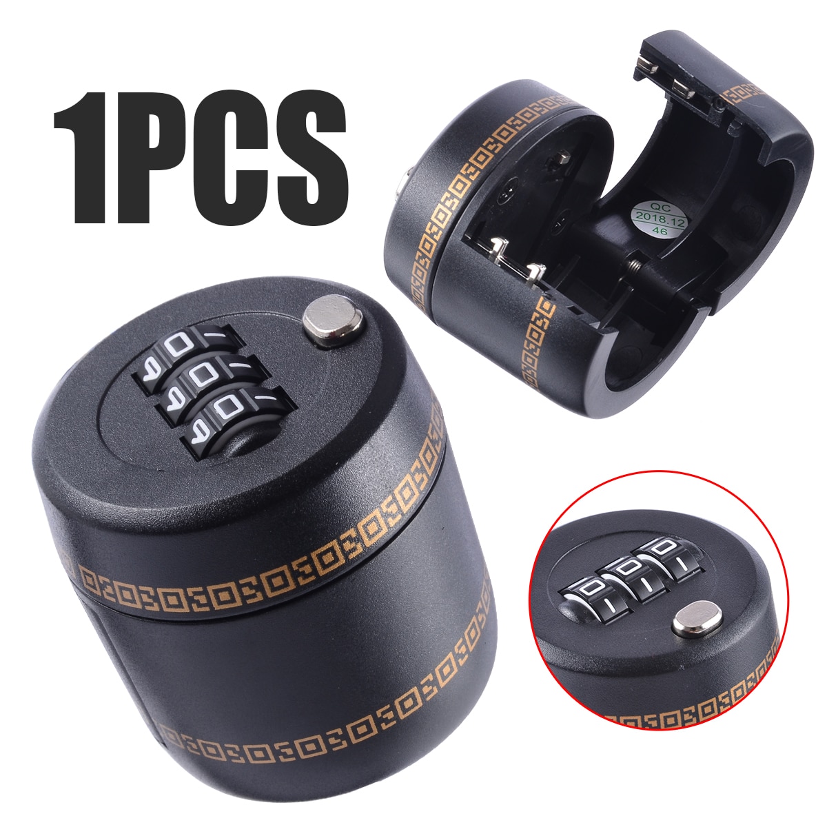 Bar Wine Cellar Plastic Wine Liquor Bottle Lock Password Combination Lock Home Wine Stopper Plug Device Accessories