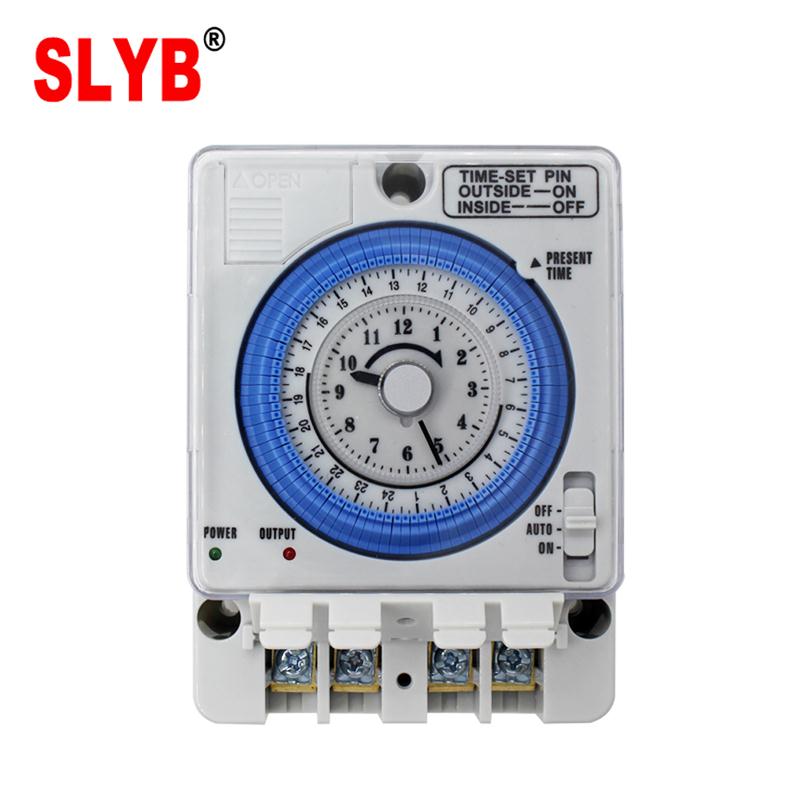 24Hour Automatic Types Of 220V 230V Analog Mechanical Weekly Rotary Time Control Switch TB388 TB35N Timer with Battery