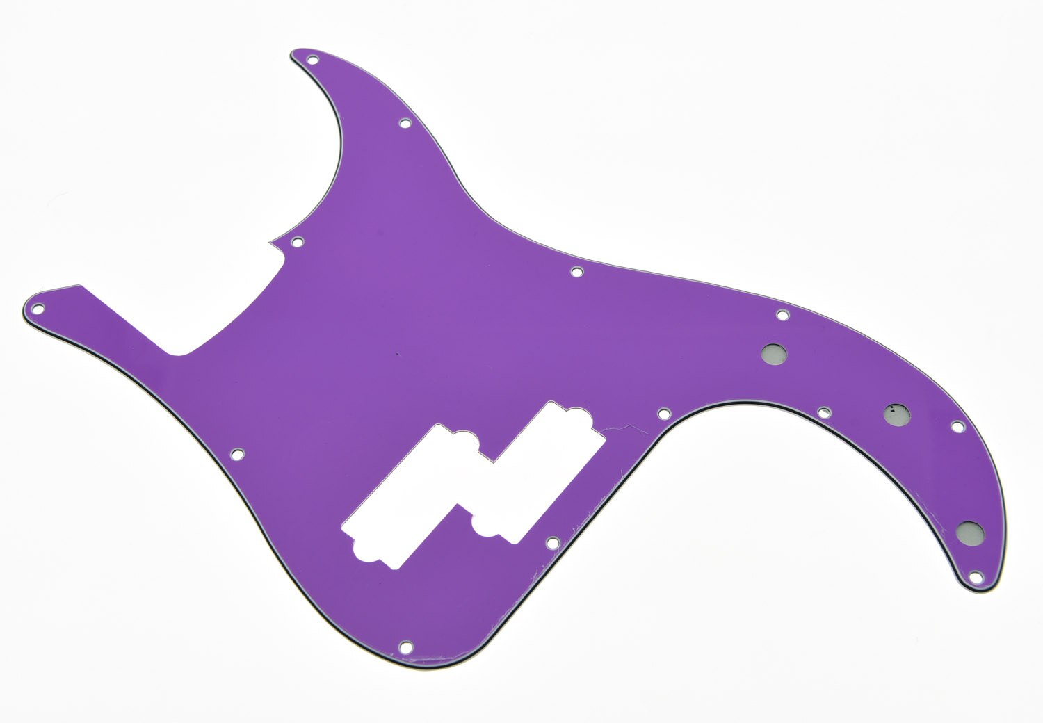 KAISH USA Spec Precision Bass P Bass Pickguard Scrach Plate 3 Ply 9 colors: Purple
