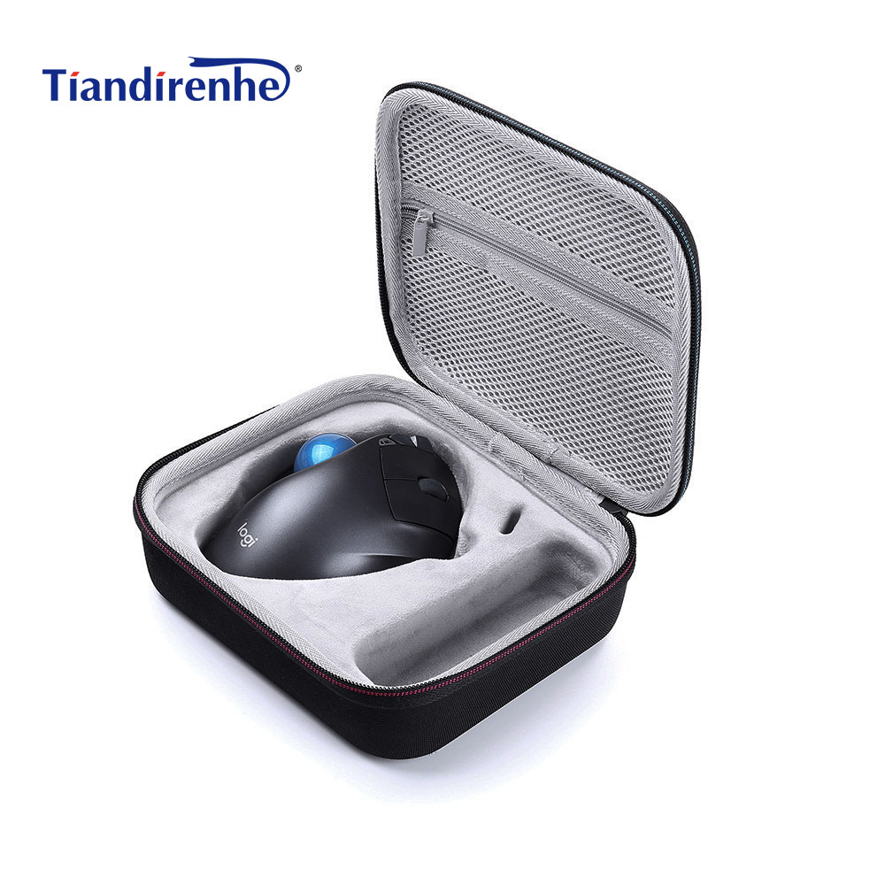 Voor Logitech Muis Opbergtas Doos For A Logitech Mx Ergo Muis Tas Shockproof Draagbare Tas Eva Doos Zwart assurance
