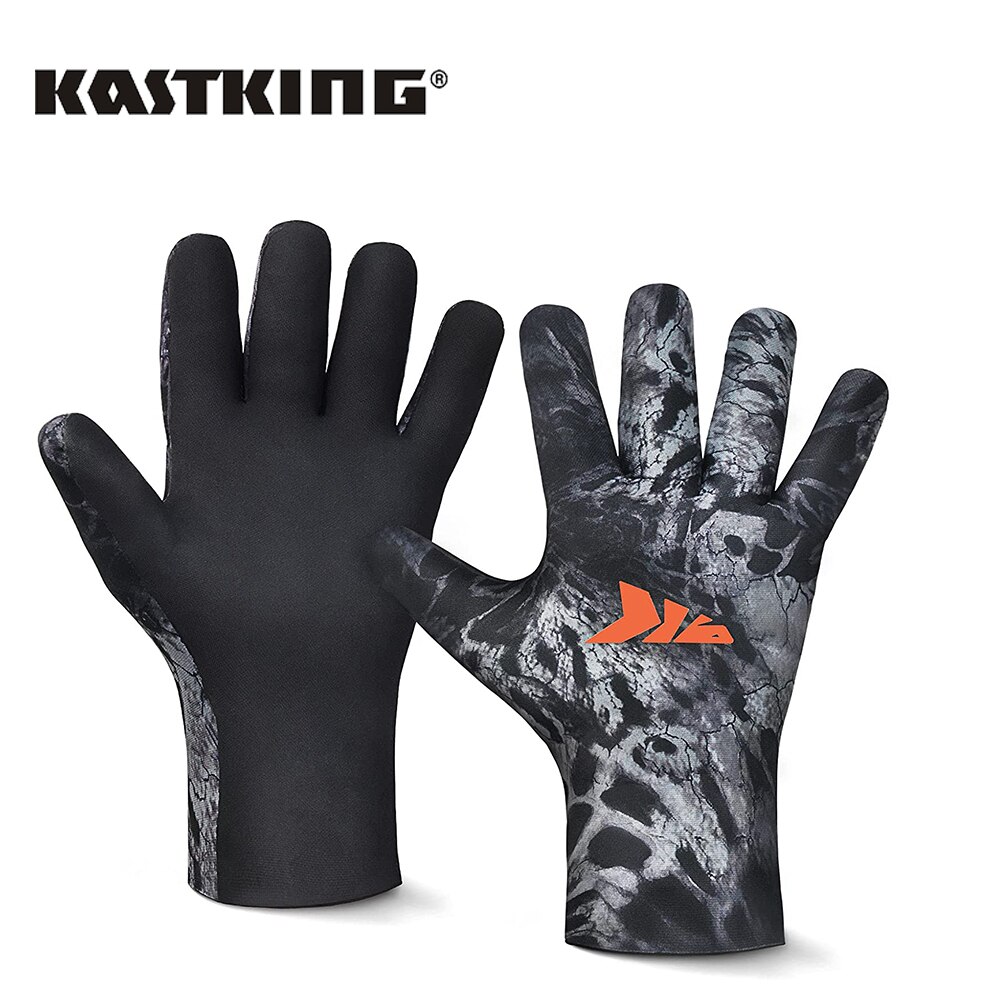 KastKing IceRiver Fishing Gloves 100% Waterproof Cold Winter Weather Fishing Gloves for Winter Fishing and Outdoor Winter Sports