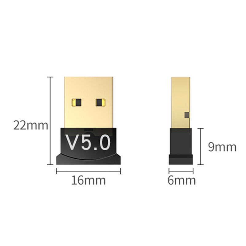 Bluetooth Adapter 5.0 Usb Bluetooth Desktop Computer Notebook Bluetooth Ontvanger Zender 5.0 Voor Geen Bluetooth Computer