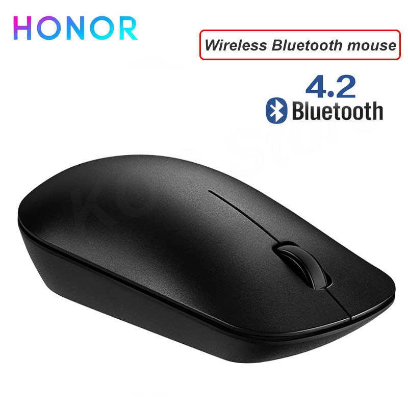 Honor trådlös mus bluetooth 4.2 1000 dpi ergonomisk mute bärbar mus för bärbar dator