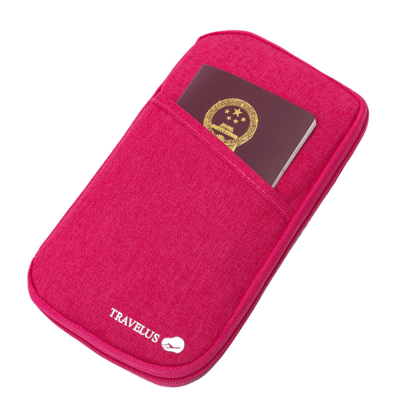 Portafogli da donna impermeabili borsa da viaggio multifunzione per uomo porta passaporto porta carte di credito antipolvere per banca commerciale