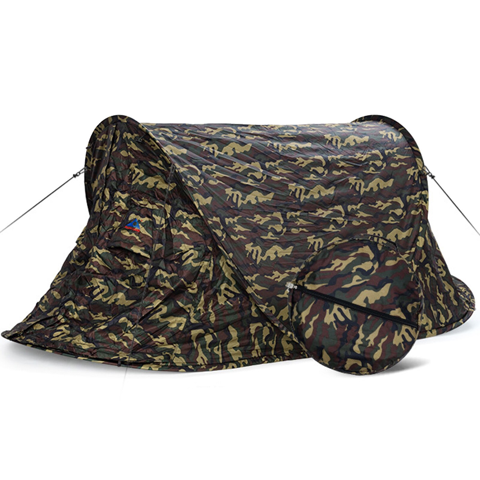 Tenda da sole in poliestere installazione istantanea tenda ad apertura automatica telone impermeabile antipioggia rivestito in argento con finestre di ventilazione: Army green