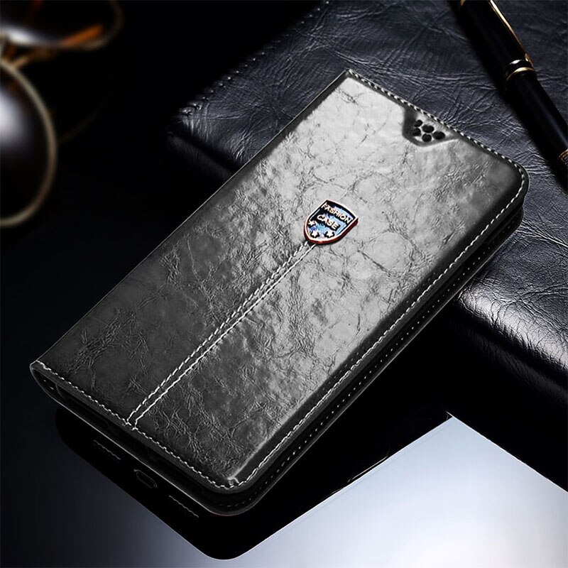 Fall Für BQ 5518G Jeans Fall Brieftasche Flip Abdeckung PU Leder Telefon Fall für BQ 5518G Jeans Fall abdeckung Karte Slot Halterung: 037 black