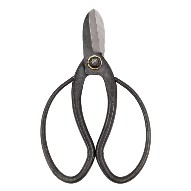 Bonsai Scissors 6.7Inch (170mm), Steel Flower Arranging Tools, Bonsai Tools Shear Tool Black: Default Title