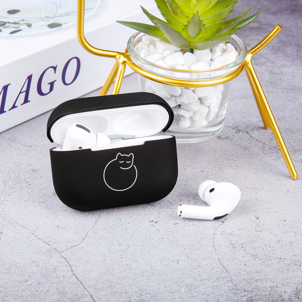 Custodie per Airpods Pro di Lusso di Protezione Del Trasduttore Auricolare Della Copertura Del Silicone per Apple Airpods Pro Caso Ultra-Sottile Antiurto Sacchetto Del Manicotto