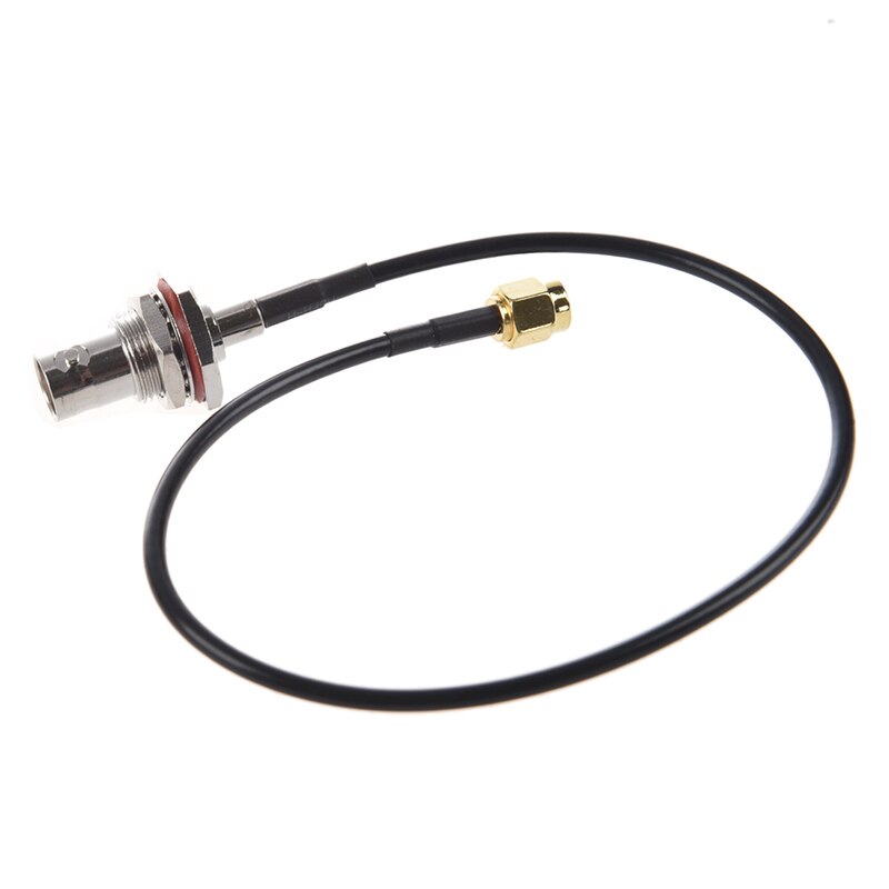 ! SODIAL(R) SMA macho a BNC hembra, adaptador de enchufe, Cable Pigtail de antena de 13&quot;