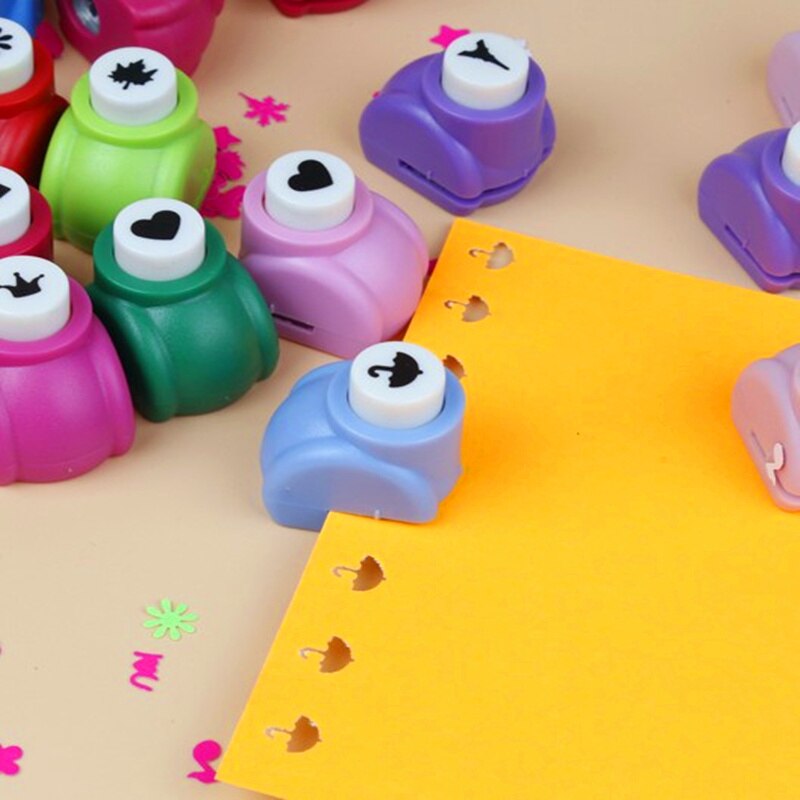 5 Stks/partij Creatieve Diy Craft Scrapbooking Handgemaakte Cut Card Perforator Voor Diy Card Papier Punch School Kantoorbenodigdheden