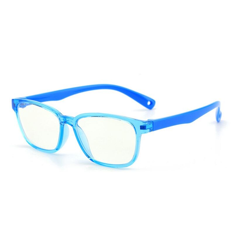 Bendable Children Optical Glasses Flexible One-piece Safe Eyeglasses Plain MirrorAcrylic AC Anti-blue Light Goggles: 03
