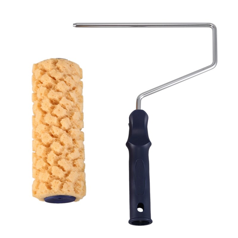 Målarulle verktyg hem vägg svamp målning borste gummi korn mönster svamp rulle för väggmålning dekoration