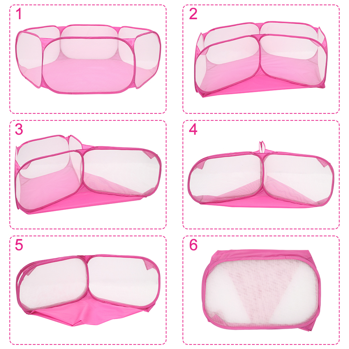 Portable Pet Playpen Cat Dog Cage Tent Playpen Folding Fence For Hamster Hedgehog Small Animals Breathable Puppy Outdoor Pet