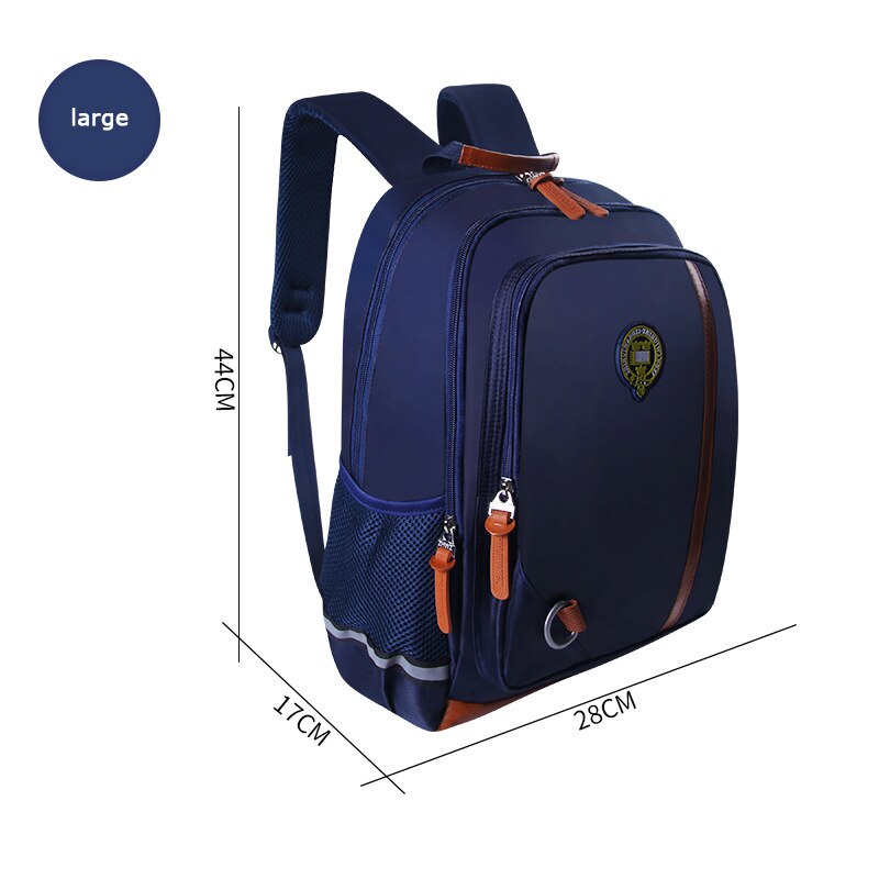 Girls Boys Cartoon Kids satchel backpacks schoolbags Primary school Backpack Waterproof Backpack Children School Bags sac enfant: large blue