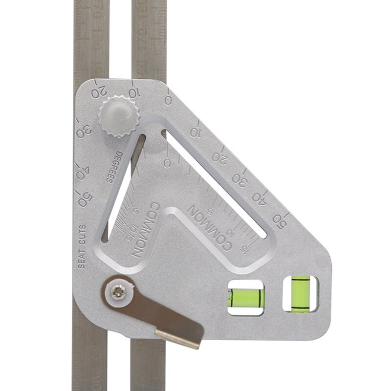 Multi-Functional Carpenter Triangle Ruler Carpenter Measuring Tool Triangle Ruler Level Protractor