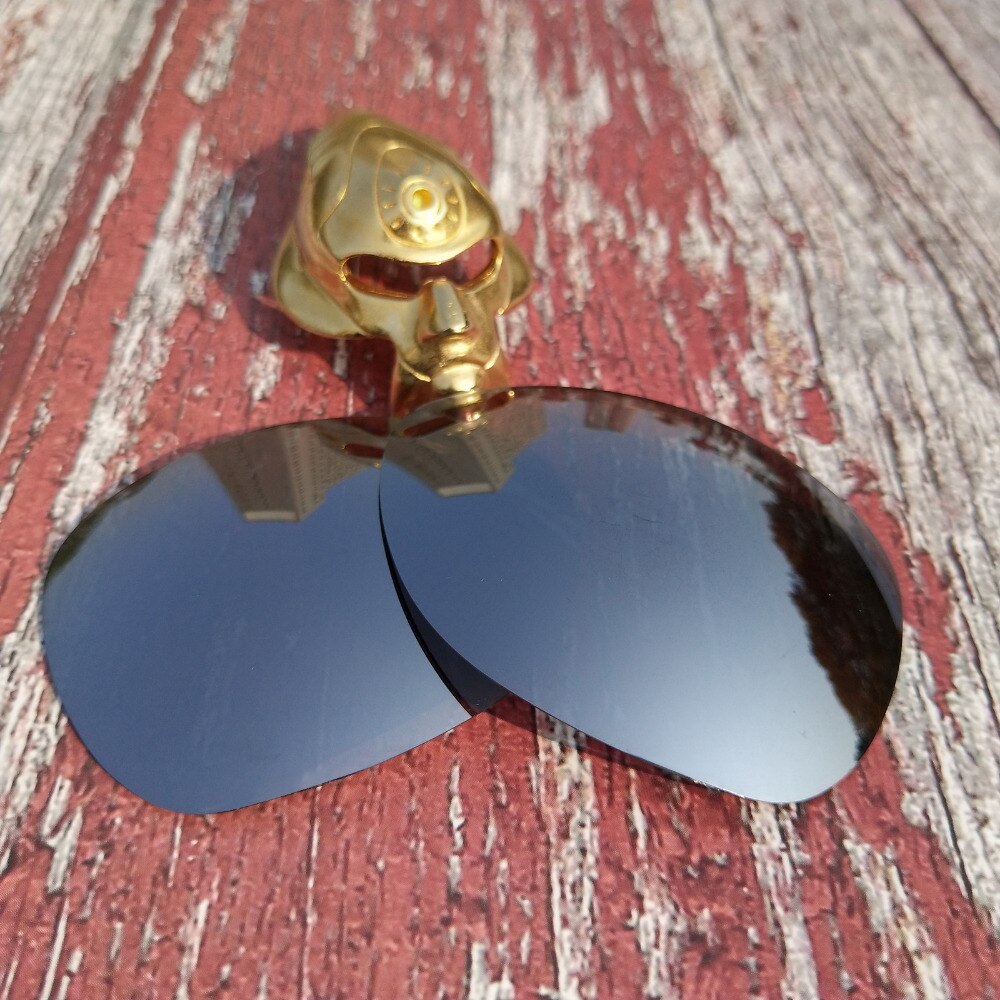 Glintbay 100% Precieze-Fit Gepolariseerde Vervanging Lenzen voor Oakley Crosshair Zonnebril-Metallic Zilveren Spiegel