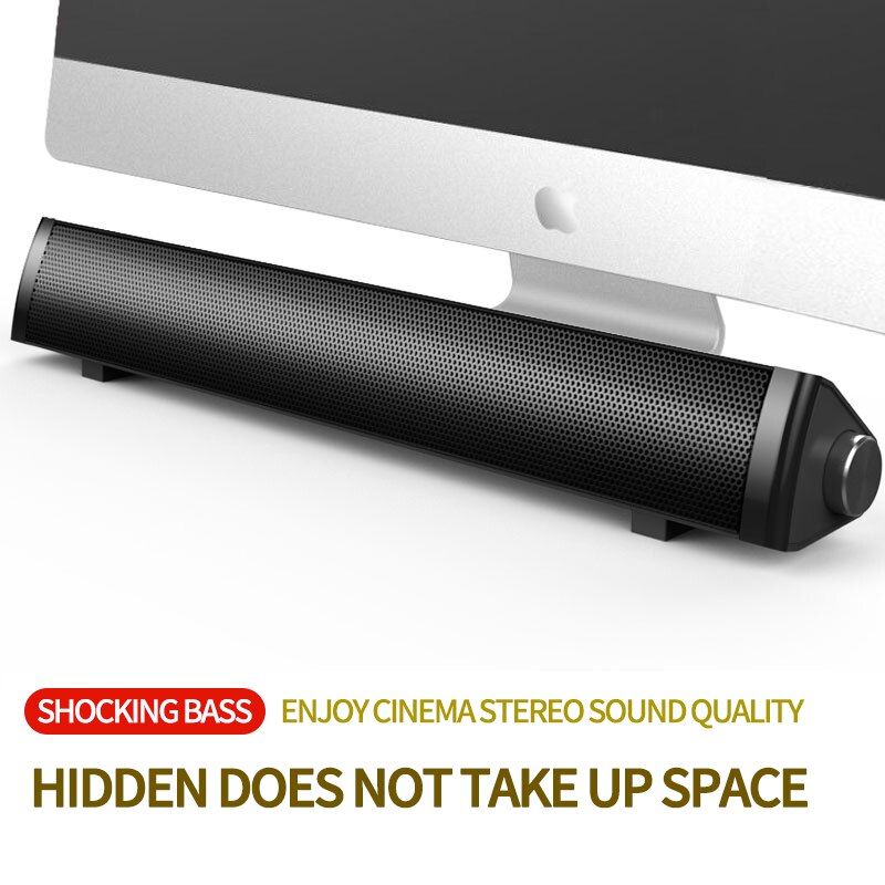 Computer Speakers Wireless Bluetooth Speakers Subwoofer Soundbar TV Bass Surround Sound Box for PC Laptop phone Tablet MP3 MP4