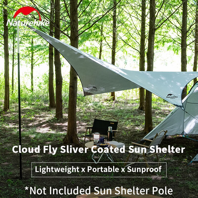 Naturvandre sky flyvende udendørs sol ly ultralet camping telt solsejl splint belægning regntæt udendørs rejse picnic