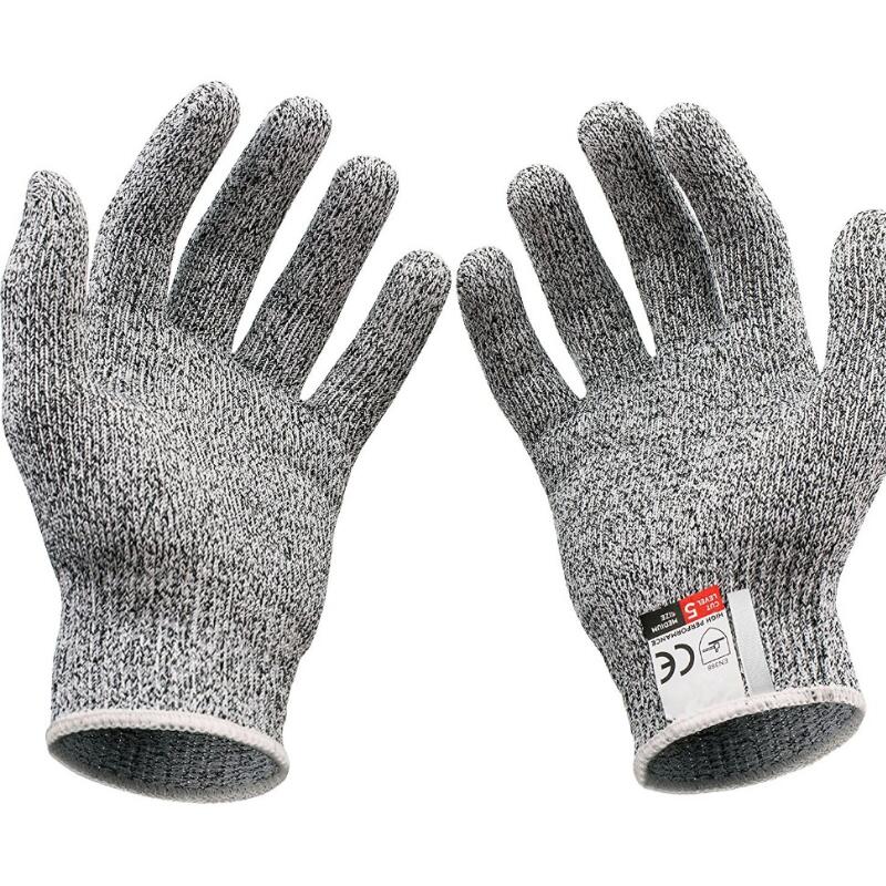 Een Paar Snijden Anti Cut Handschoenen Duurzaam Gebruik Werken Veiligheid Handschoenen Cut-Bestendig Anti Schuring Niveau 5 Keuken