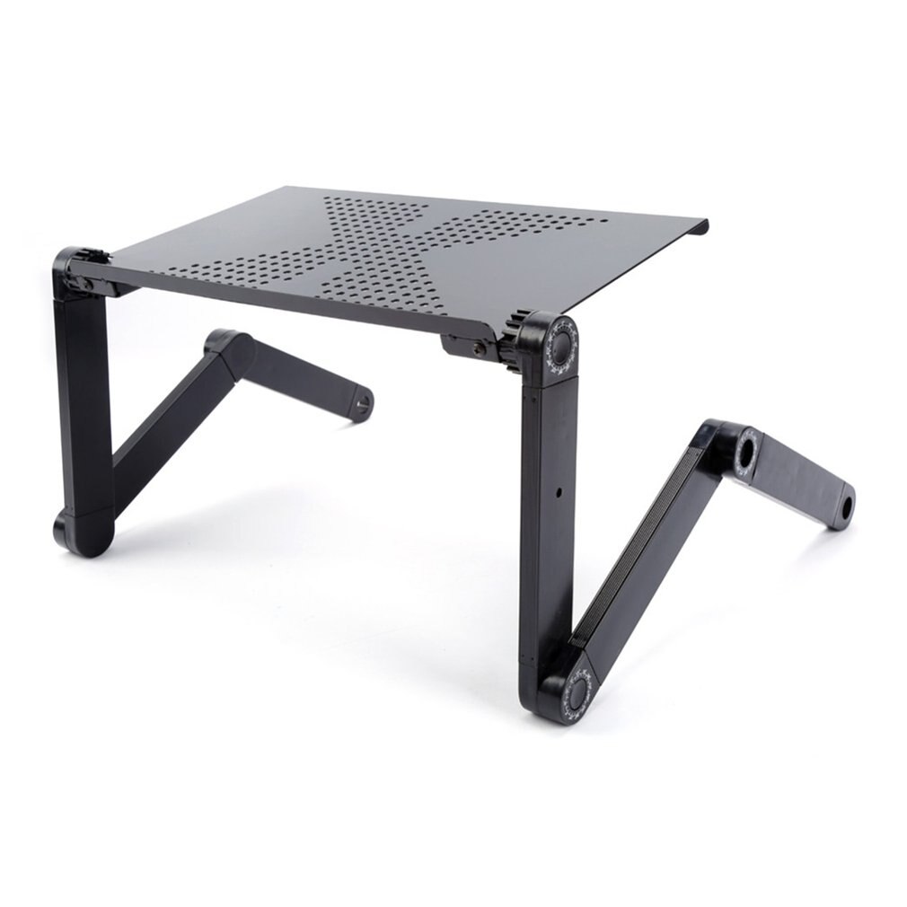 Table ajustable pour d'ordinateur Portable Portable Portable pliant ordinateur bureau ordinateur Portable socle de bureau Table d'ordinateur: Black