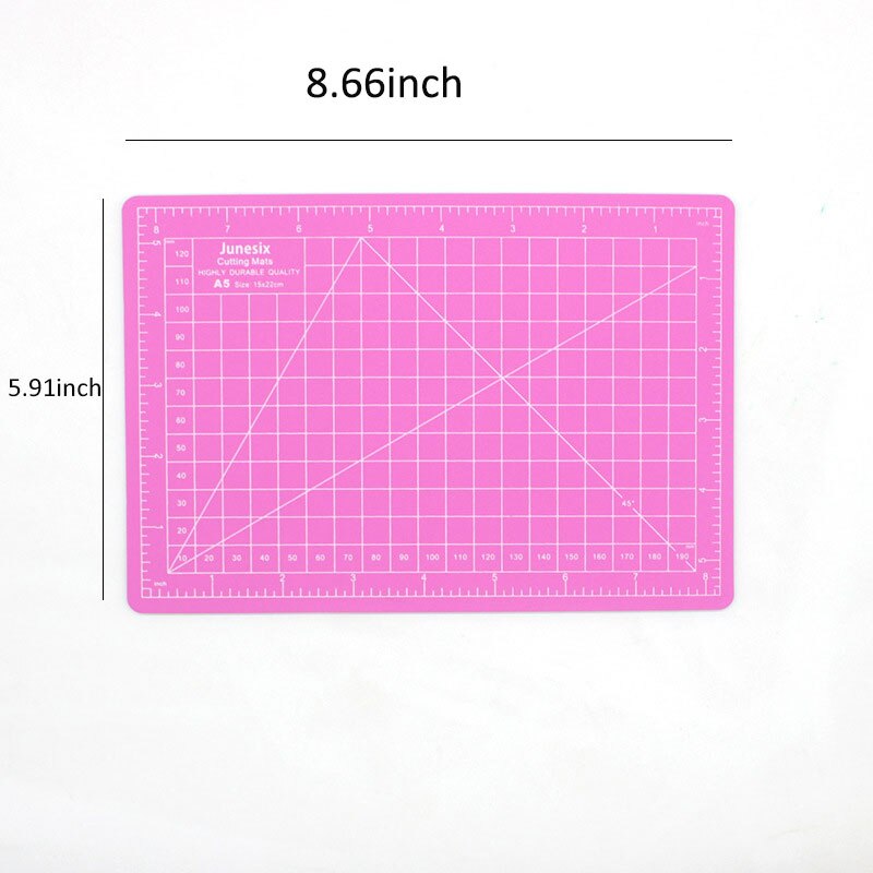 1pcs 8.66x5.91inch A5 PVC Grid Lines Cutting Mat Pad For DIY Scrapbooking Rubber stamp engraving pad Mouse Mat