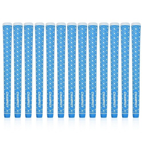 8PCS/Set Champkey X-Grip Six Colors Rubber Golf Grips Midsize- Super Stability Golf Club Grips: Midsize Sky blue