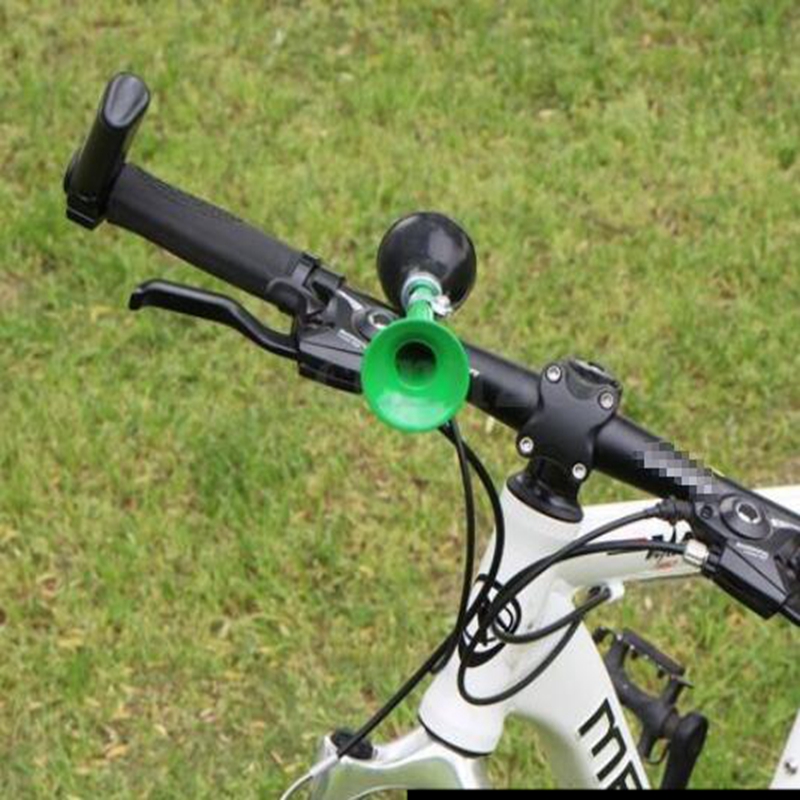 Bocina de aire de Metal para bicicleta, trompeta, bombilla de goma para apretar, timbre de bicicleta