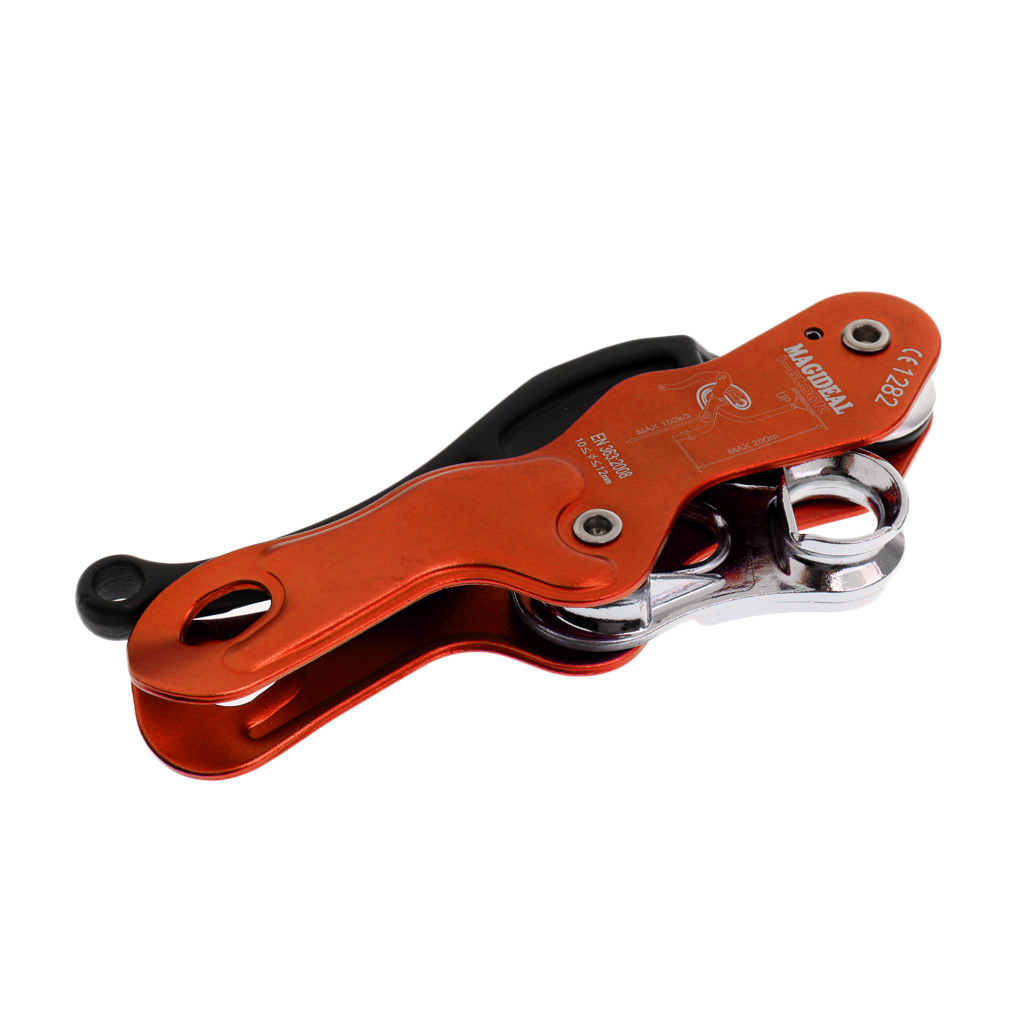 Dispositif d'assurage de descendeur de Double arrêt auto-freinant pour la vitesse de sauvetage de gréement d'arbre d'escalade pour la corde simple de 10-12mm