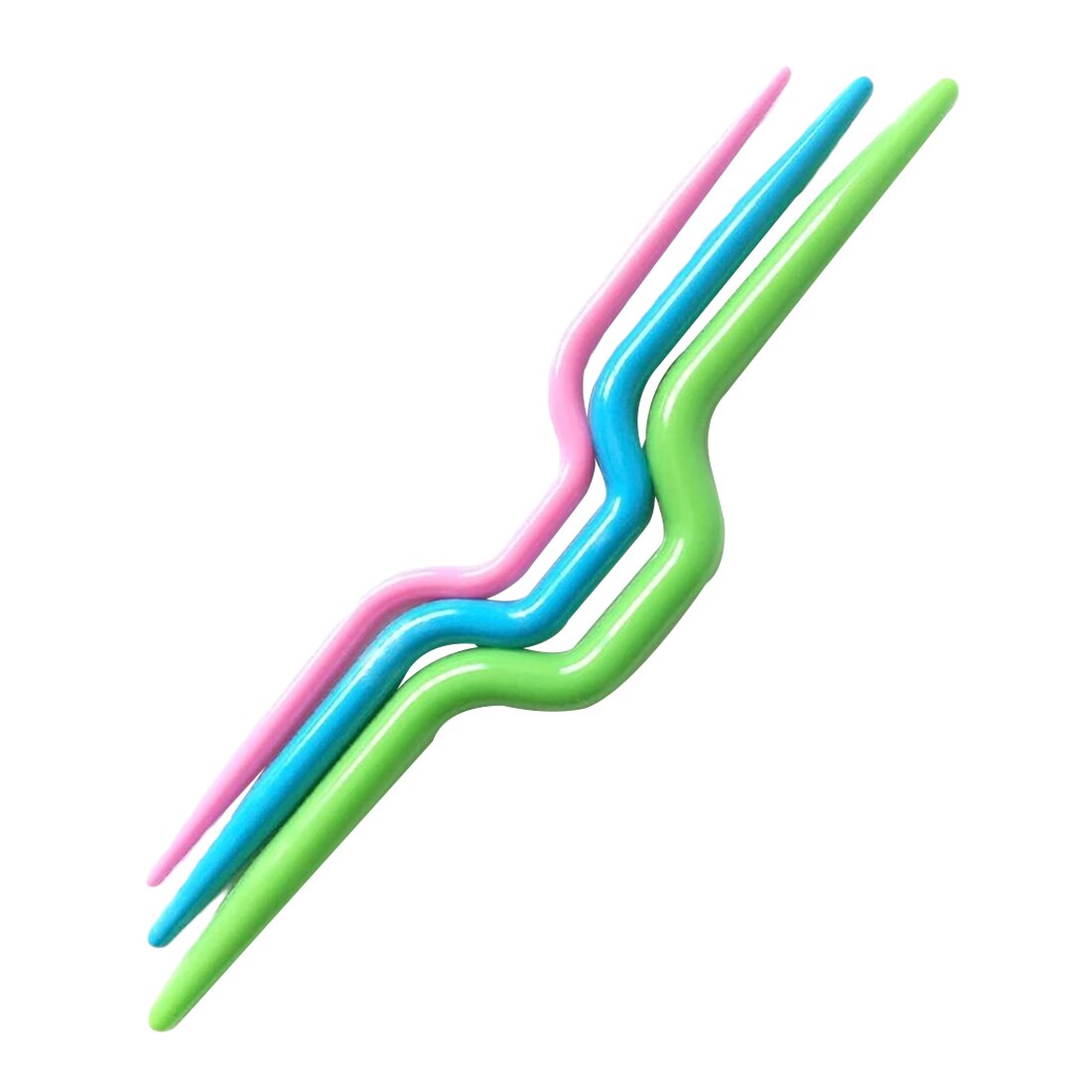 3pc Plastic Knit Stitch Knitting Clip Craft Crochet Needles Locking Knitting Marker Hook Stitch