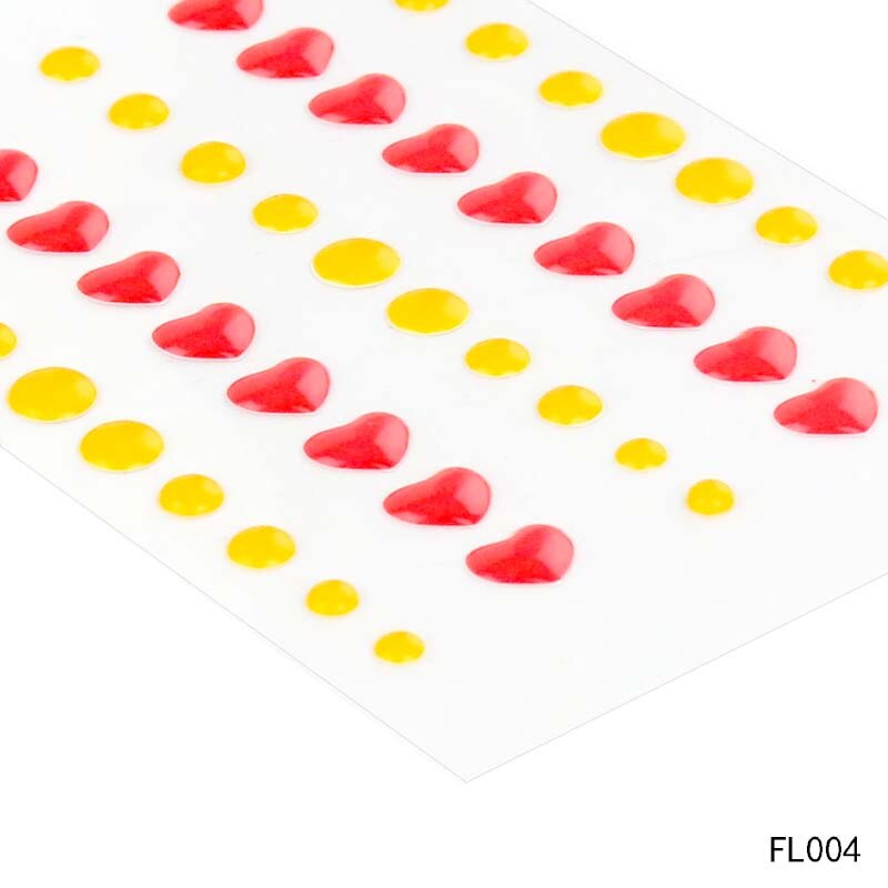 Daboxibo colorido circular auto-adesivo esmalte pontos resina adesivo para scrapbooking/diy artesanato/cartão que faz a decoração