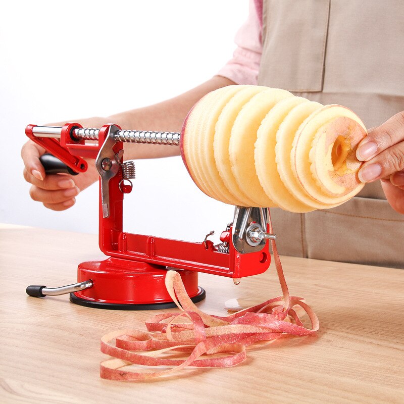 3 in 1 Apple Peeler Hand-cranked Stainless Fruit Peeler Slicing Machine Apple Fruit Machine Peeled Tool Kitchen Tools