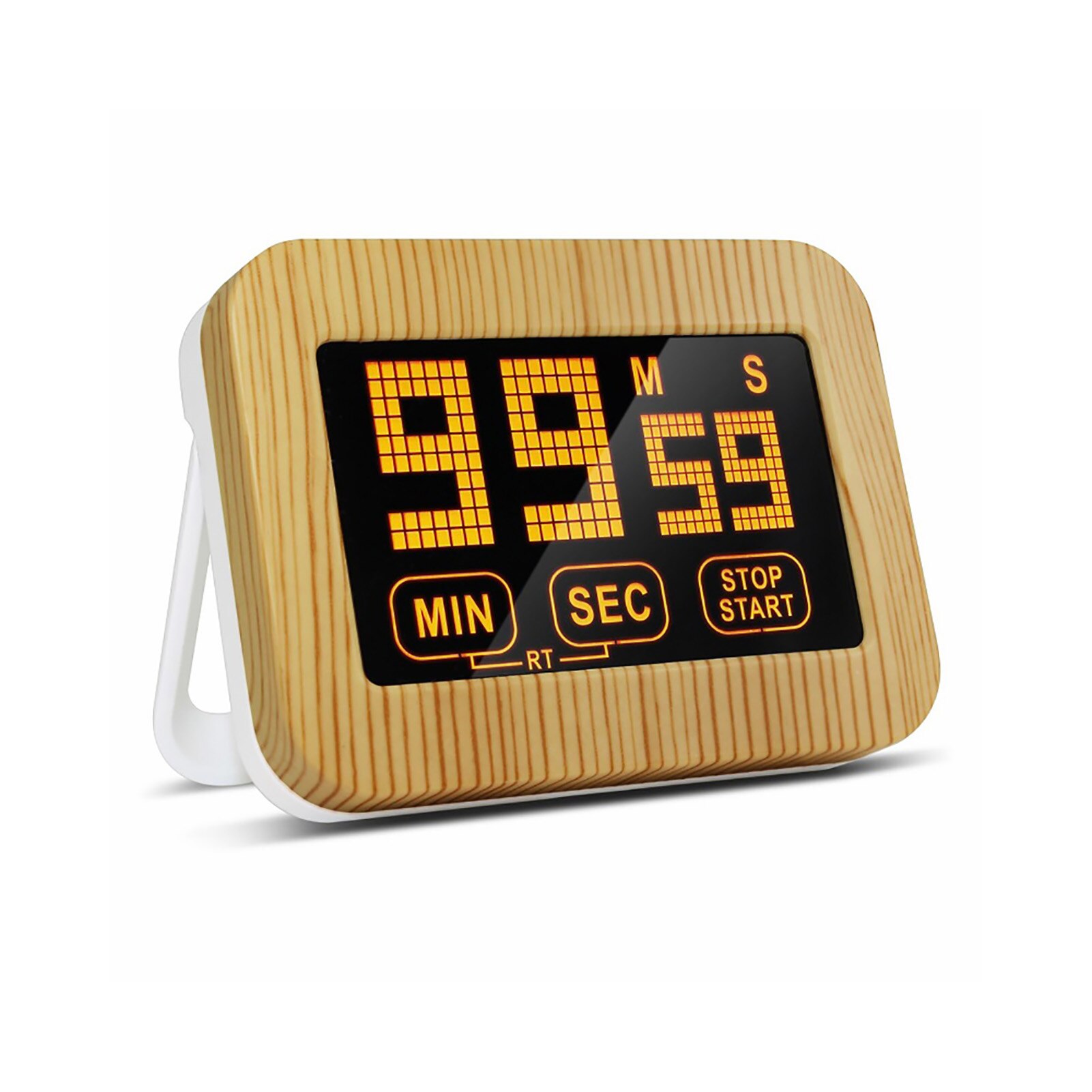 Digitale Kookwekker Magnetische Countdown Klok Display Touchscreen Count Up En Down Timer Met Intrekbare Beugel Voor Gym Game