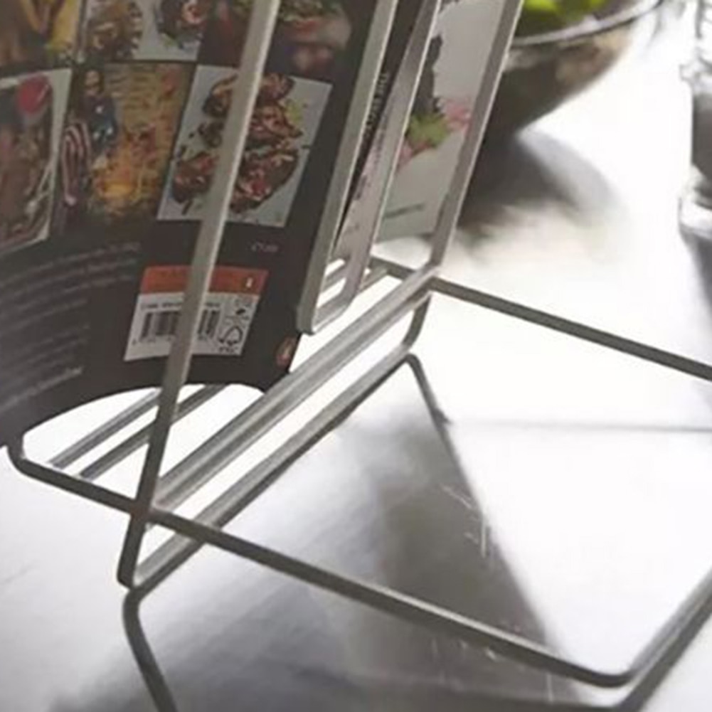 Portable reading book stand recipe books folding shelf organizer holder for music score recipe tablet