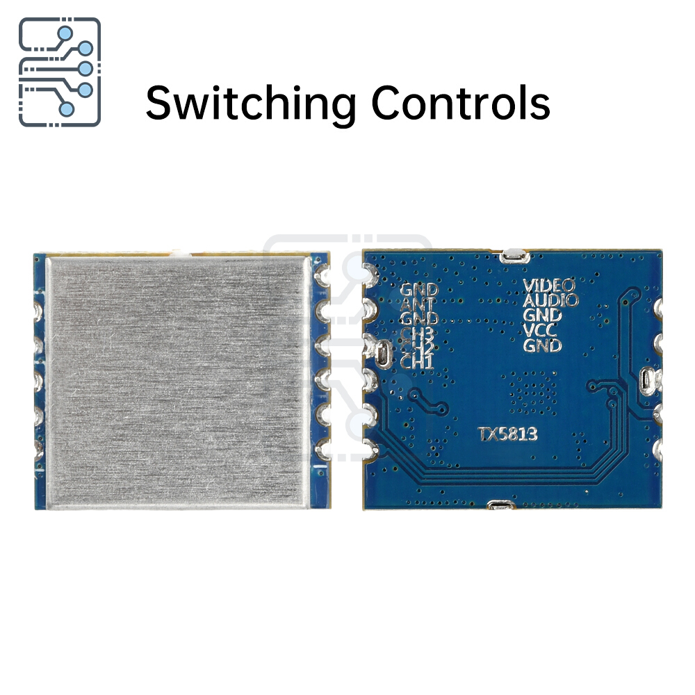 Tx5813 5.8g bredbånds fm lyd og video synkron overføring 20mw bildesender 8-- kanals sendermodul