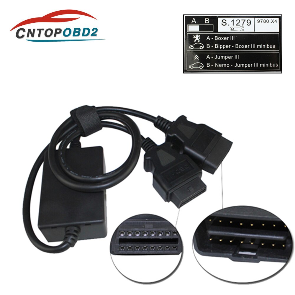 Câble de Diagnostic OBD S.1279, pour Lexia PP2000, nouvelles voitures, Boxer Jumper III, Lexia3 pour Peugeot et Citroen