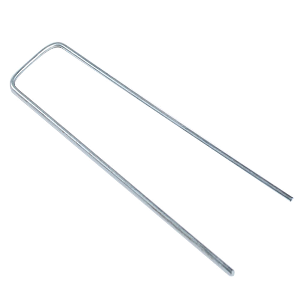GardenMate Pack van 250 x 6''/150mm verzinkt 2,9mm dik staal U-vormige Tuin Bevestiging Pinnen