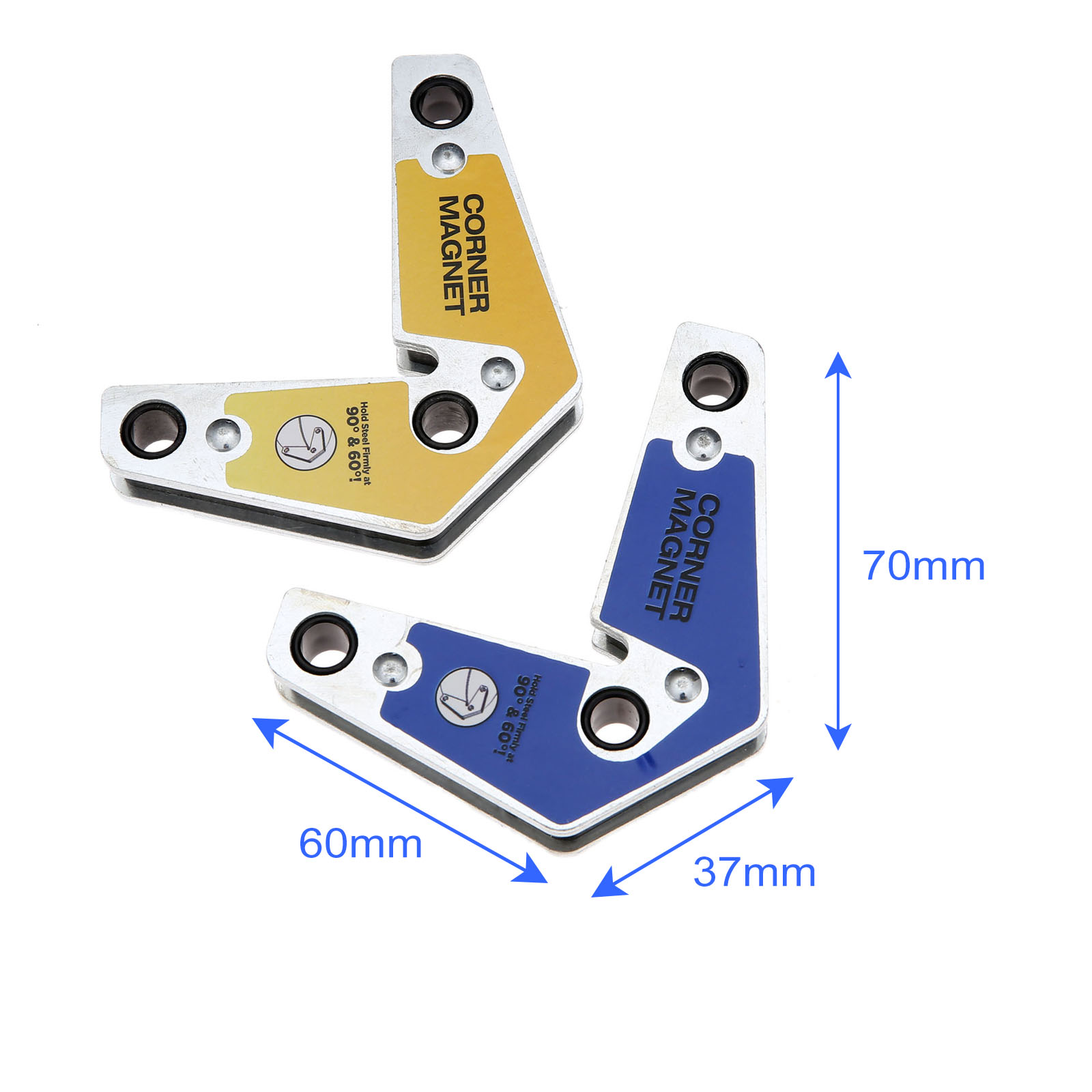 1Pcs 50KG Magnetische Lassen Houders Hoek Soldeer Pijl Magneet Las Fixer Positioner Ferriet Holding Auxiliary Locator Gereedschap FM1-M