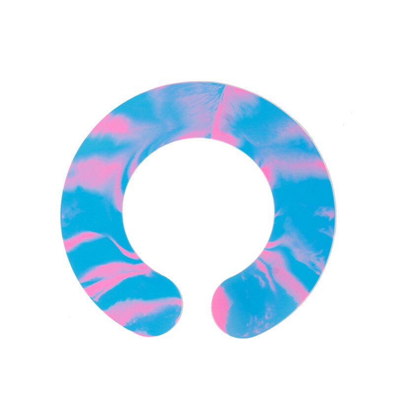 Stylist Snijden Kraag Siliconen Haar Verven Sjaal Waterdichte Hals Cape Wrap Cover Kapper Kappers Haarkleuring Accessoires kappers benodigdheden kappers cape kappers spullen kapmantel kapper kapers benodigheden mantel: Style B As Picture