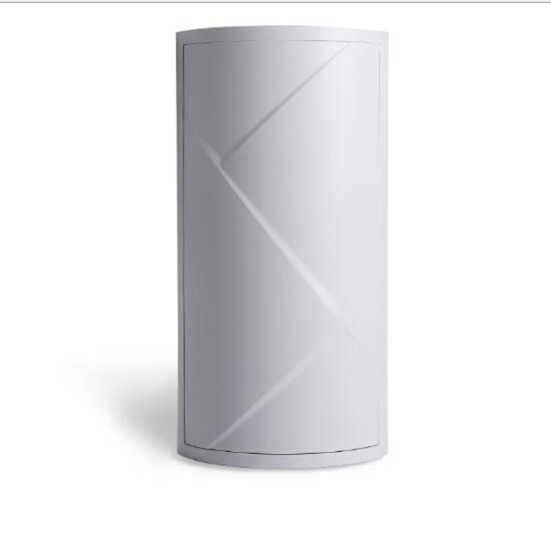 Bathroom rotating triangle rack suction wall storage finishing rack kitchen bathroom dustproof storage cabinet corner rack: Gray (large)