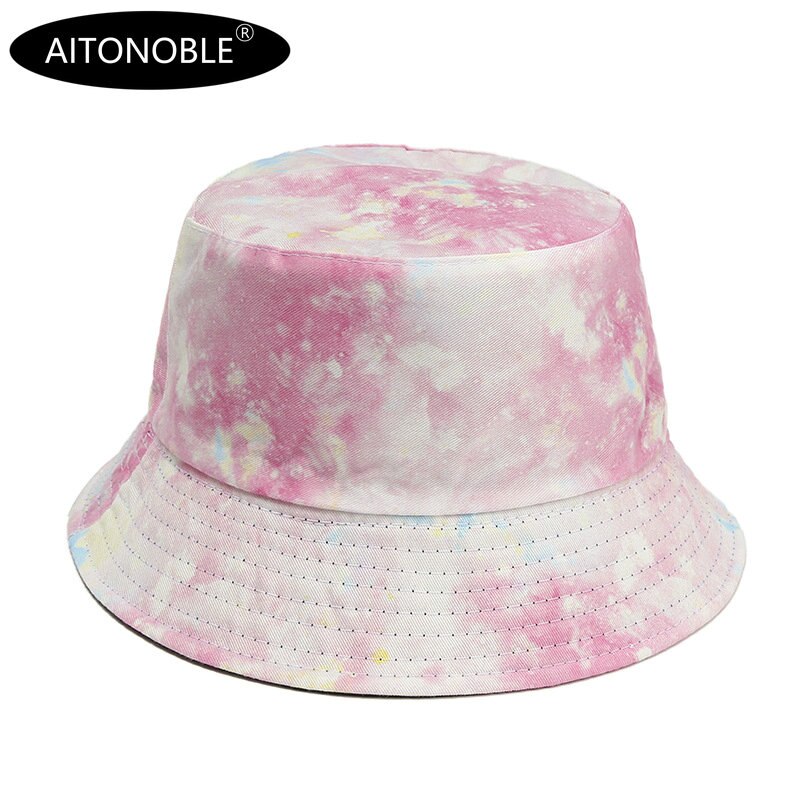 Aitonoble-Sombrero de cubo para niña, sombrero de sol de playa para deportes al aire libre, gorros de playa de viaje, gorras de pescador, gorro de Hip Hop, novedad de