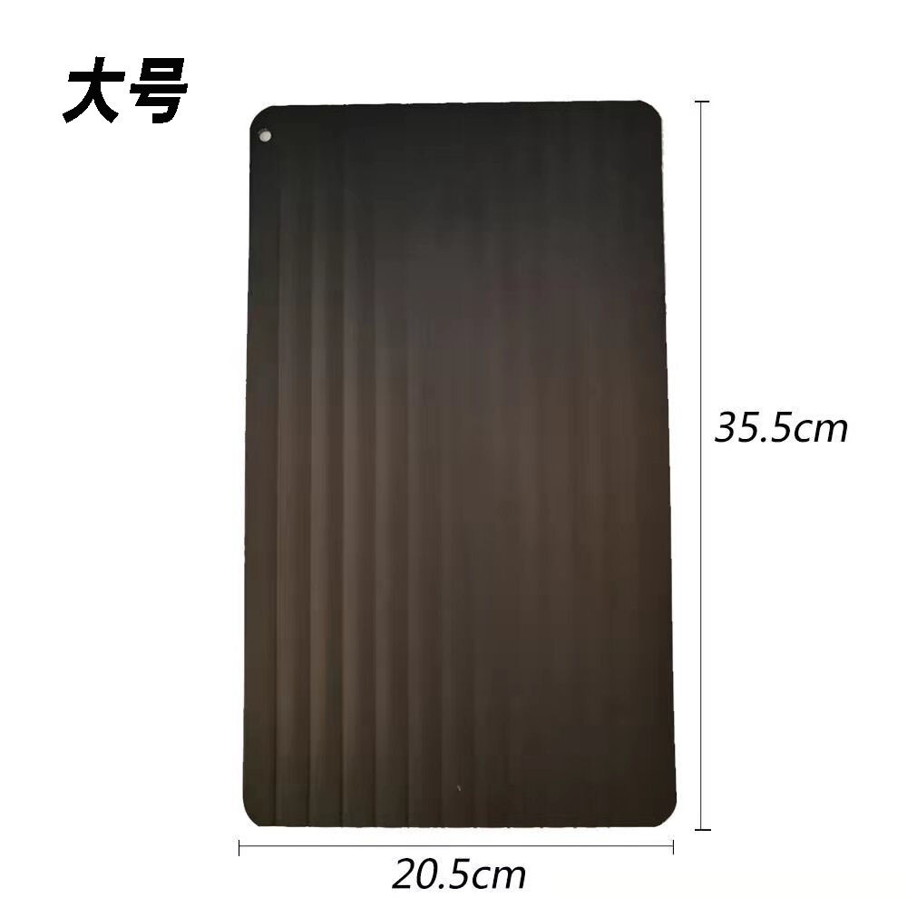 1pc Fast Defrosting Tray Kitchen Gadget ToolThaw Frozen Food Meat Fruit Quick Defrosting Plate Board Defrost: 3mm / L