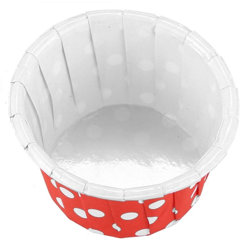 100 Stück Weihnachtliche Cupcake-Förmchen – Rot & Grün, 7,1 X 6,1 X 5,6 Cm, Aus Papier, Für Backen, Desserts, Party-Deko