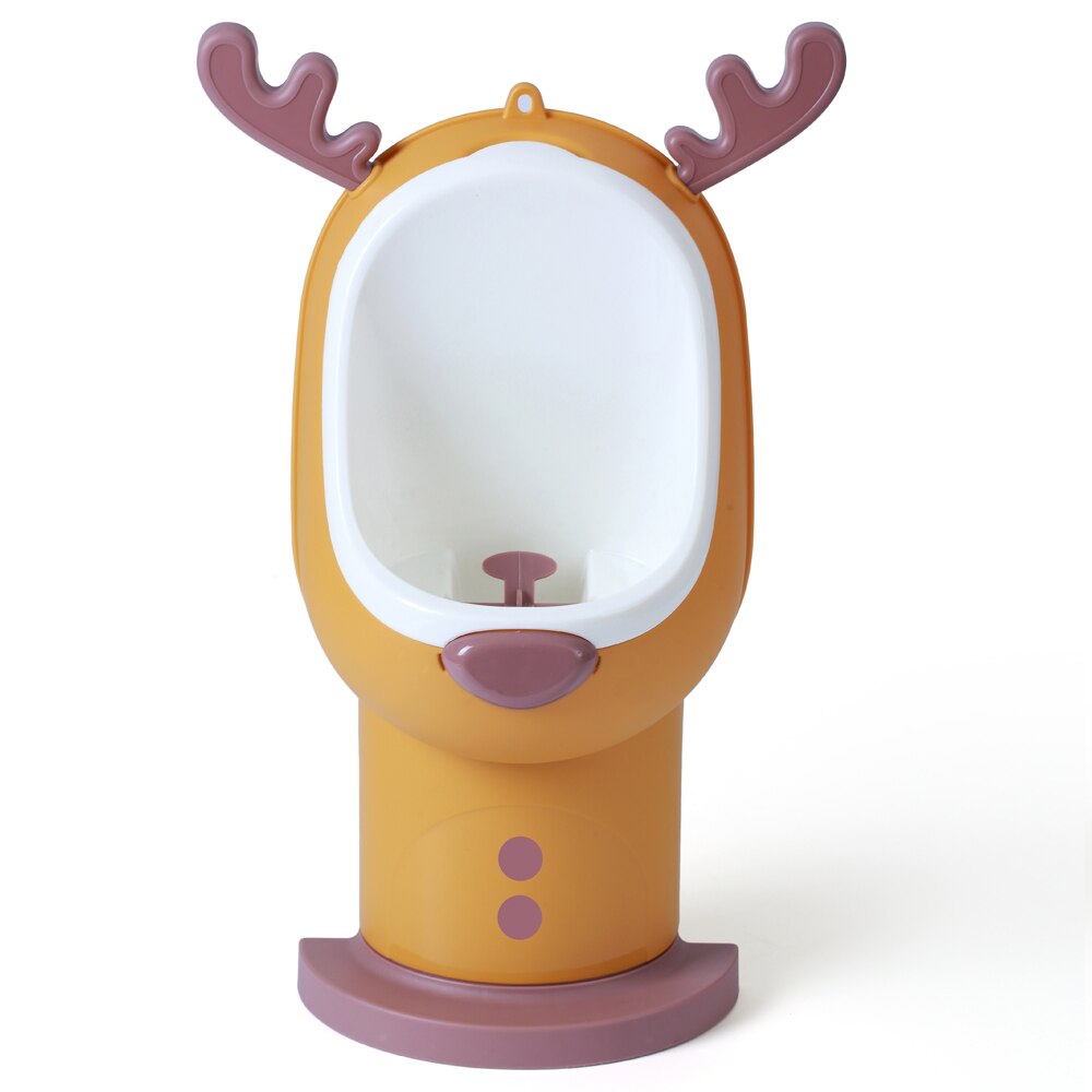 1-6Y Baby Boys Potty Kids Urinal Deer Children's Toilet Training Urinal Stand Hook Pee Trainers Pot: Orange