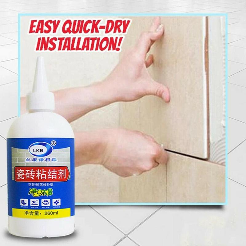 1Pc Tile Adhesive Easy Bond Heavy-duty Tile Adhesive Tile Household Loose Repair Adhesive Tile Repair Adhesive Q0X1