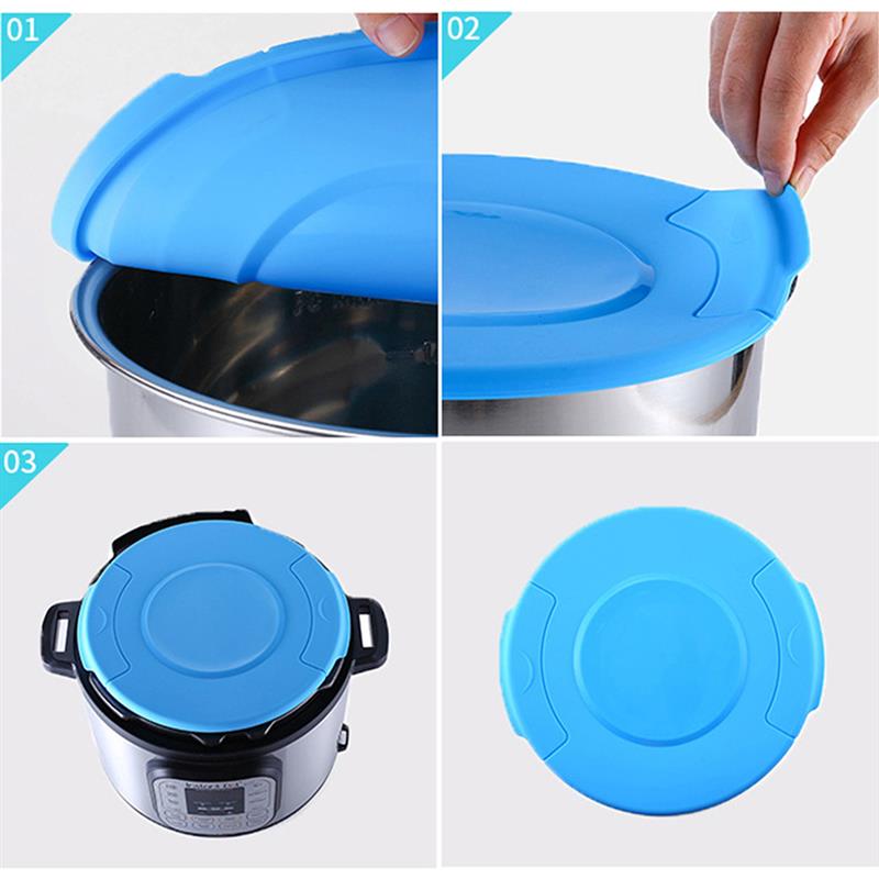 Inre kruka tätningslock färskt lock silikon lock lock till kruka 6qt prylar inteligentes cuisine outils tillbehör