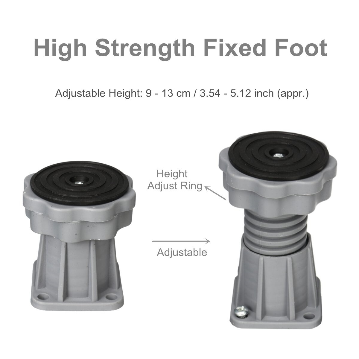 4 Pattern Washing Machine Floor Stand Adjustable Movable Base Holder for Refrigerator Fridge Universal Machine Carriage Mount